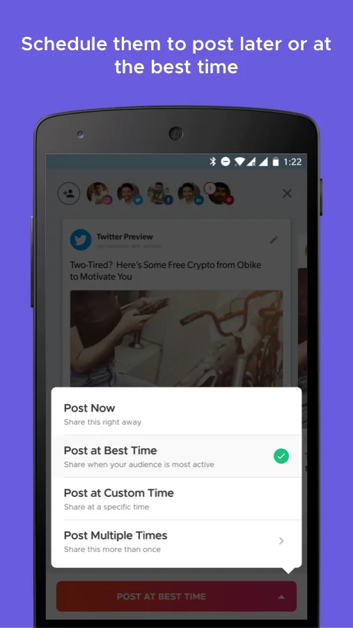 Скриншот Crowdfire 3
