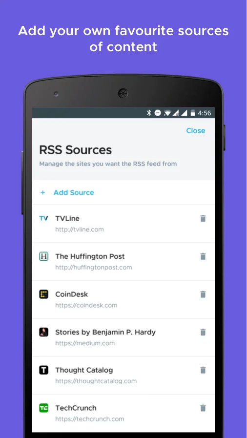 Скриншот Crowdfire 4