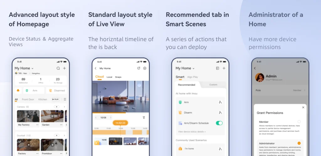 Imou Life aplicación carátulas para Android