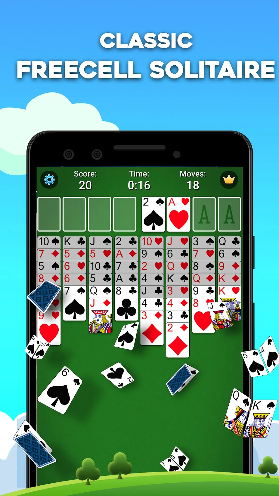 Скриншот FreeCell 1