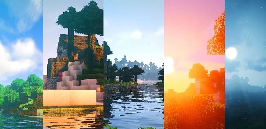 Realistic Shader Mod Minecraft додаток обкладинка для Android