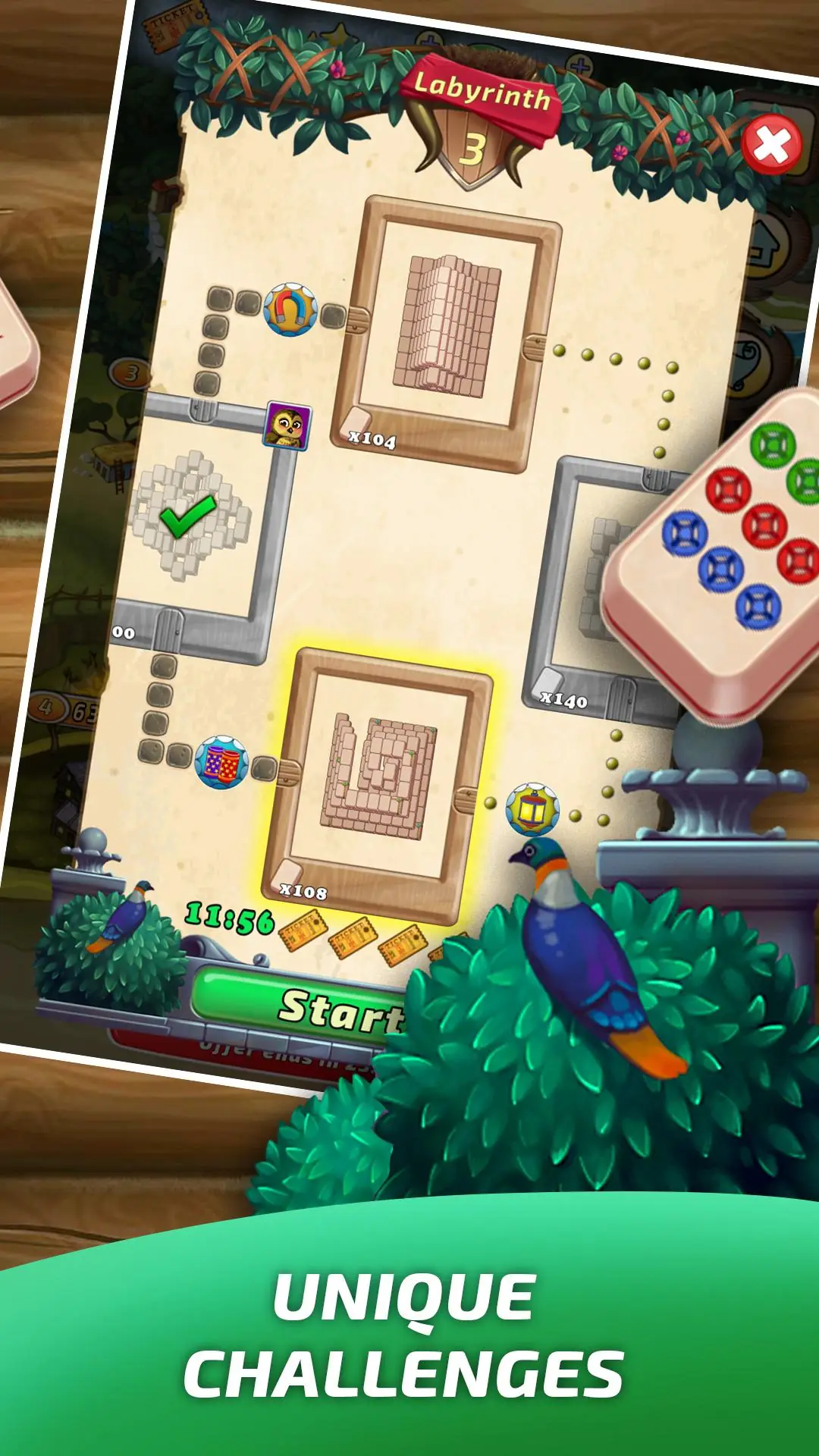 Zrzut ekranu Mahjong Village 3