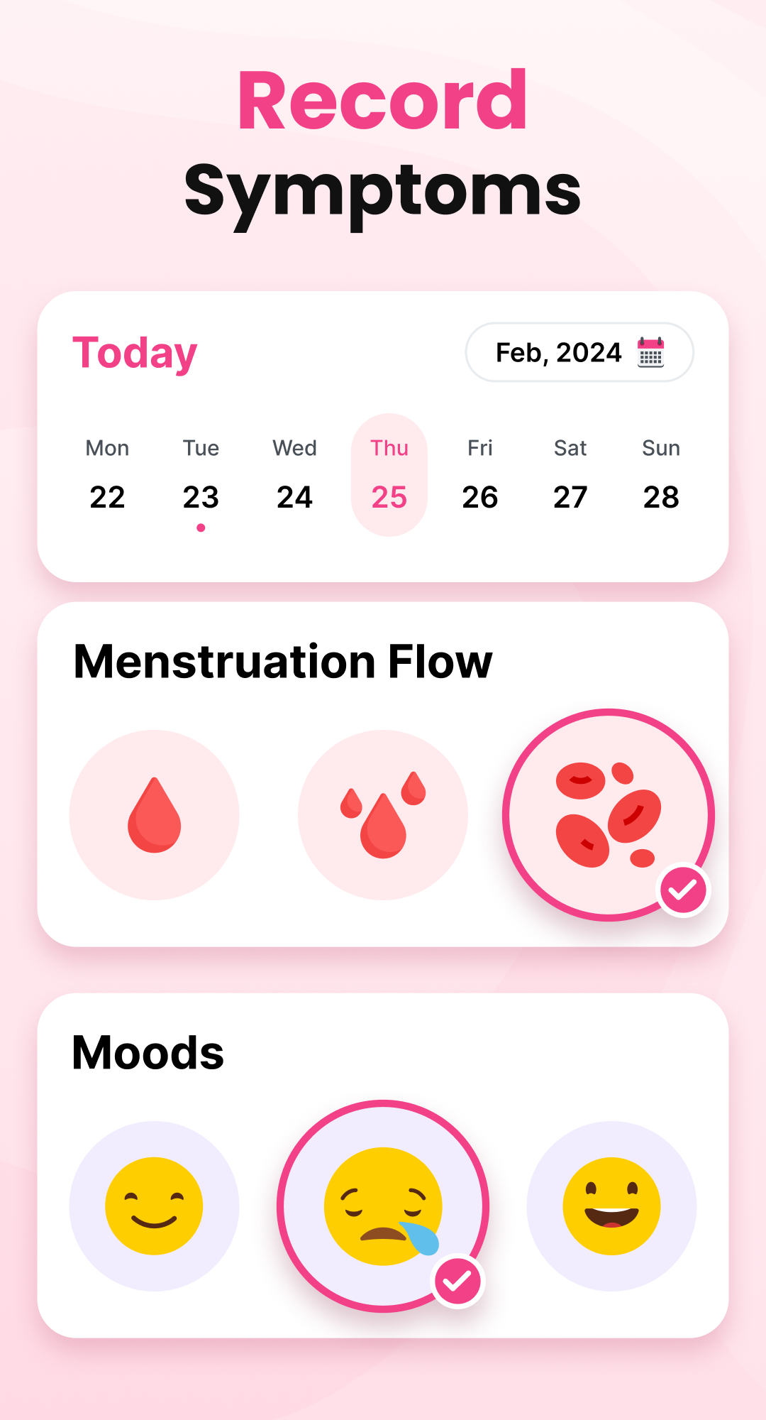 Tangkapan layar Period Tracker Ovulation Cycle 3