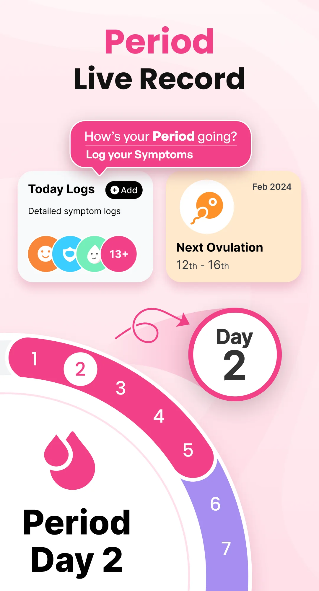 Скриншот Period Tracker Ovulation Cycle 8