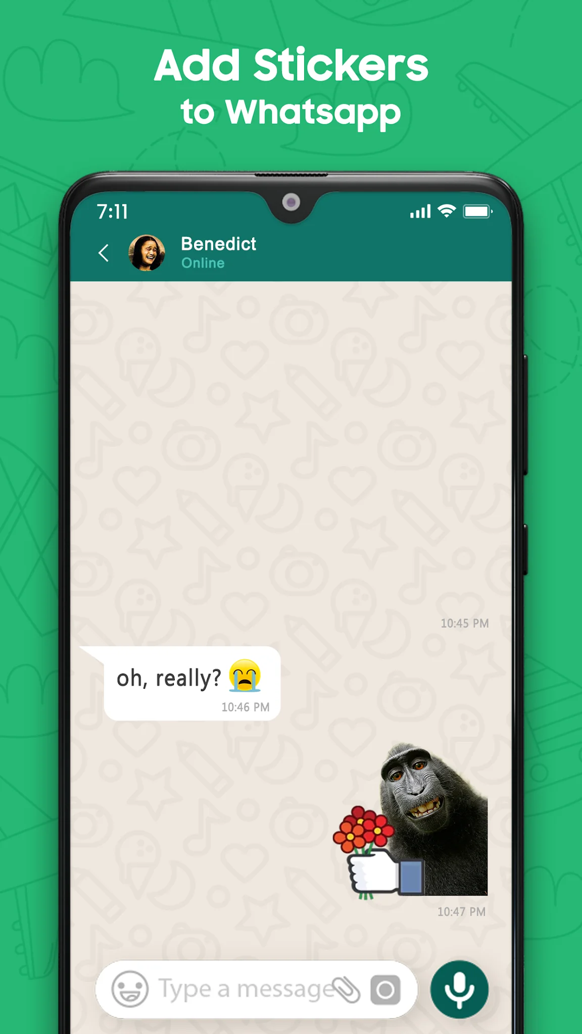 Ekran Görüntüsü WhatsApp Için çıkartma Yapıcı 3