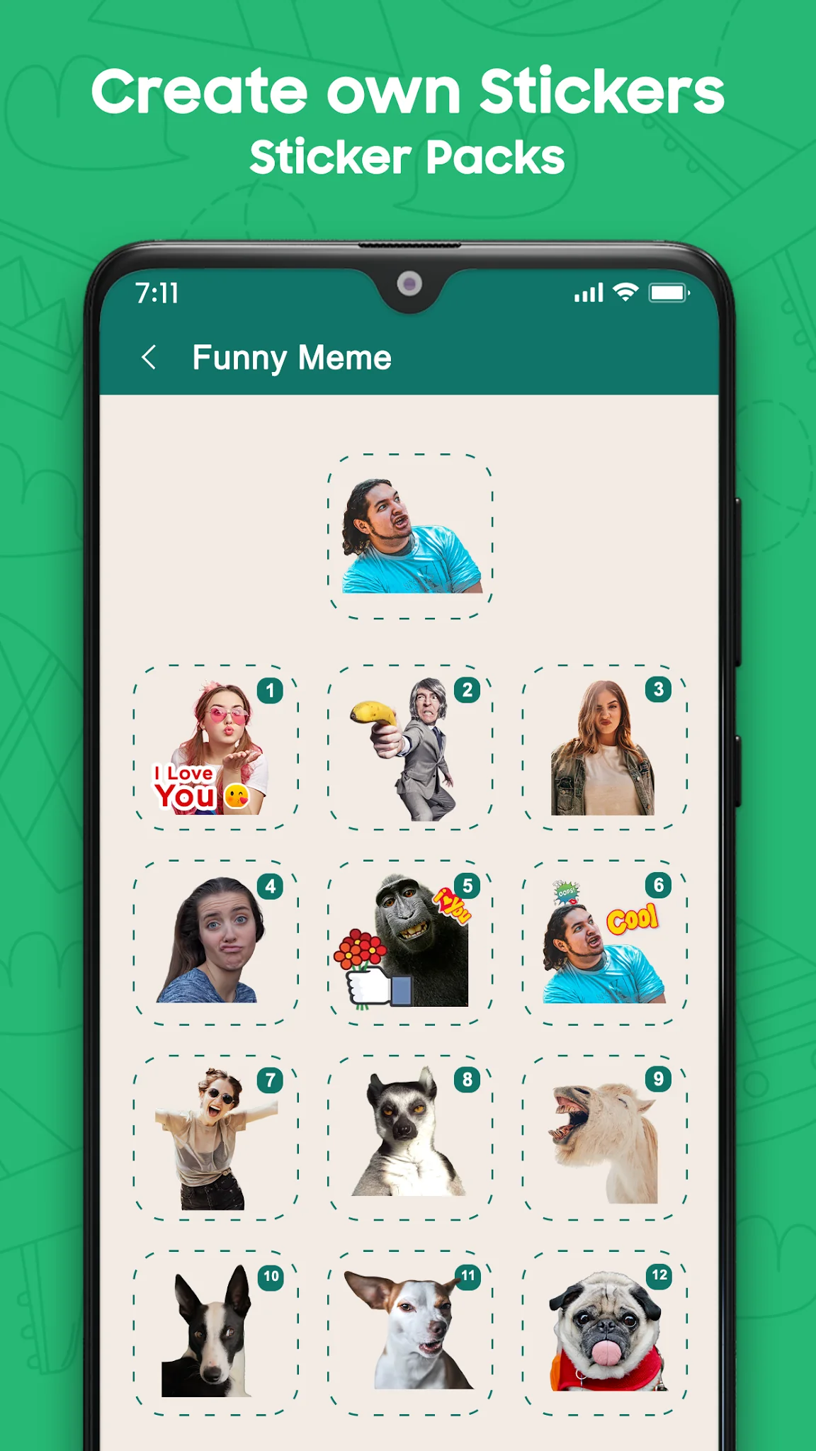 Ekran Görüntüsü WhatsApp Için çıkartma Yapıcı 4