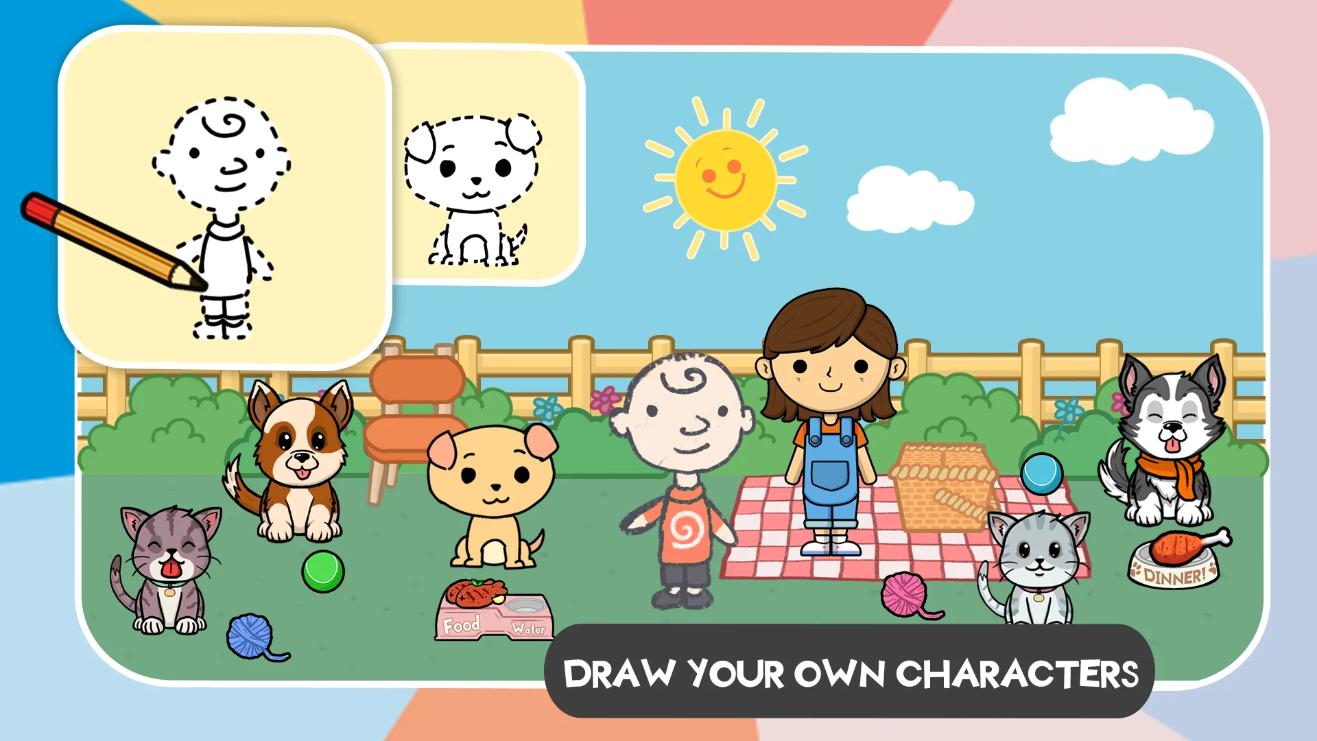 Snímek obrazovky Lila's World:Create Play Learn 4
