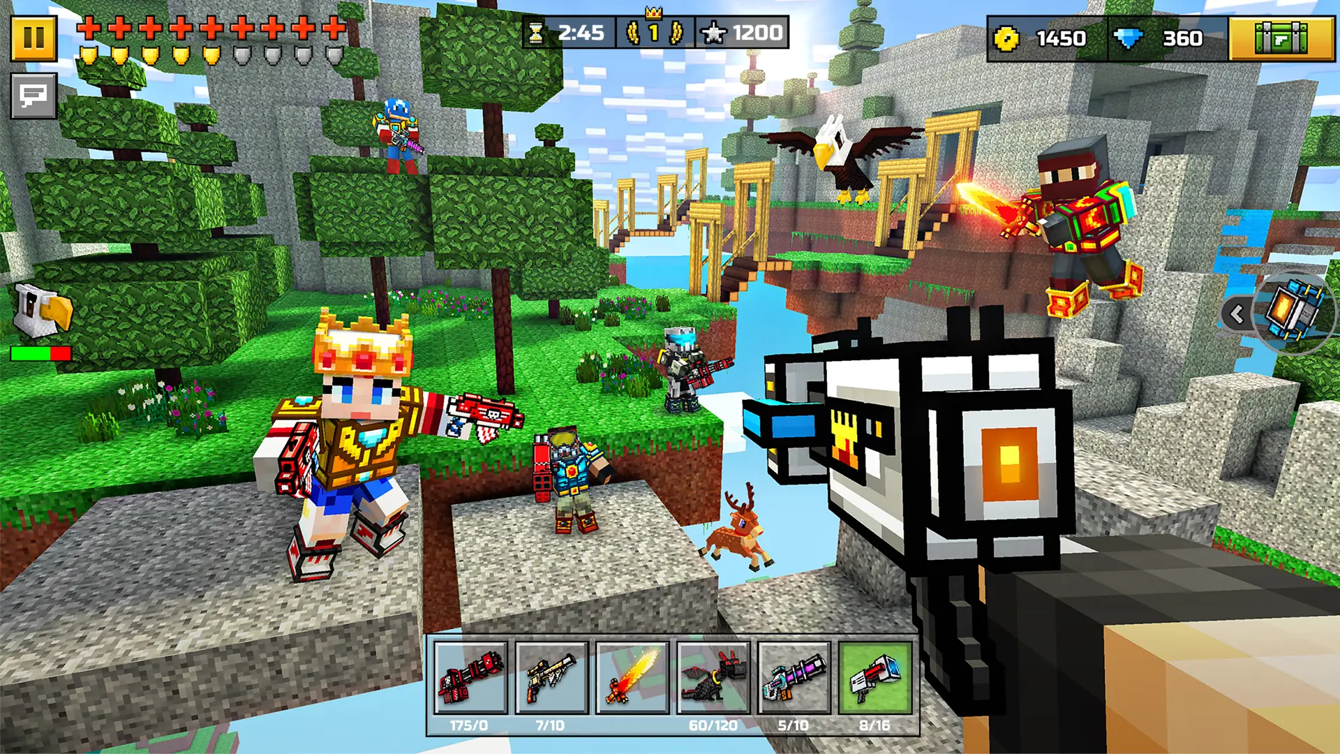 Ekran Görüntüsü Pixel Gun 3D - Battle Royale 2