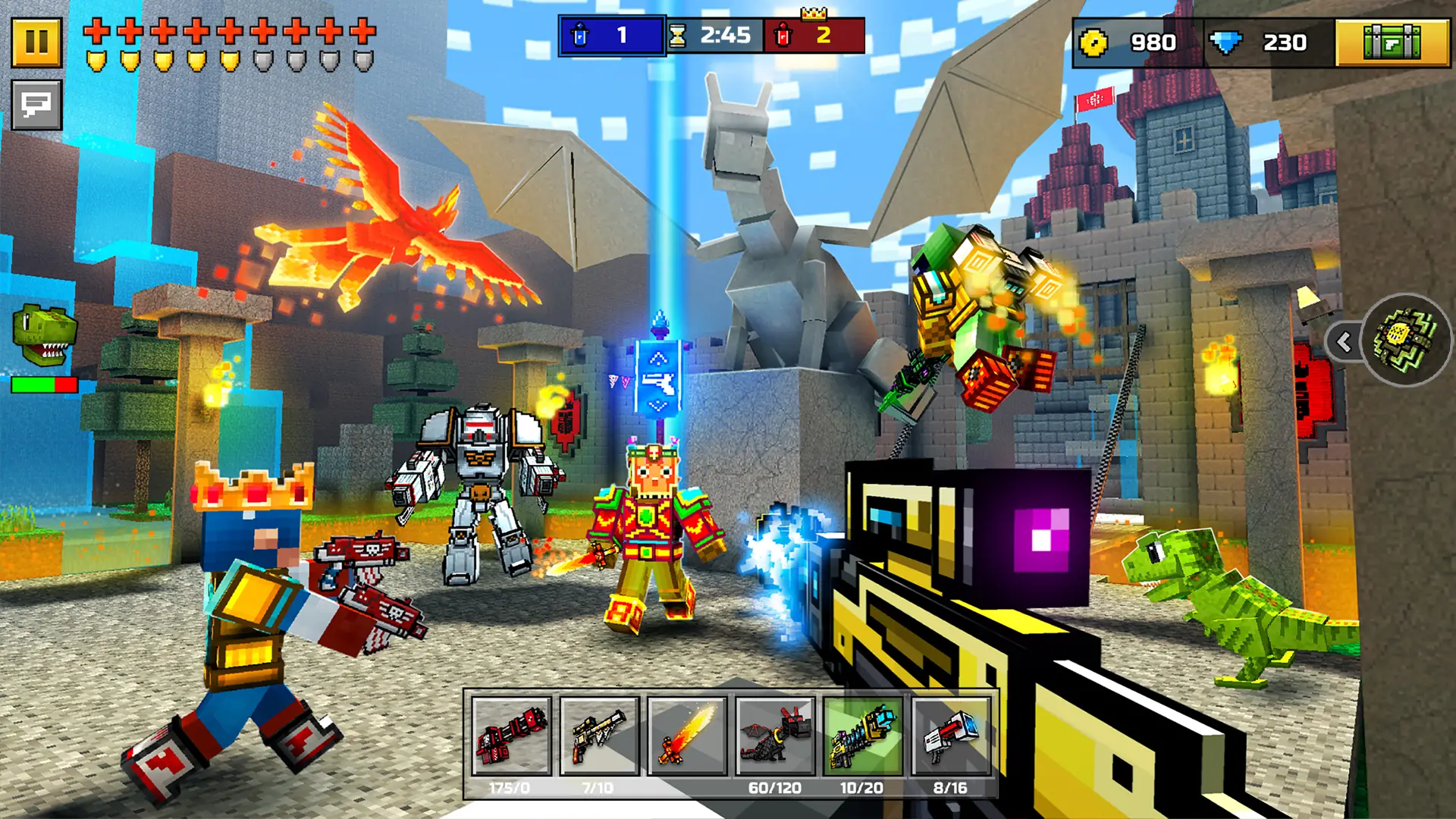 Ekran Görüntüsü Pixel Gun 3D - Battle Royale 3
