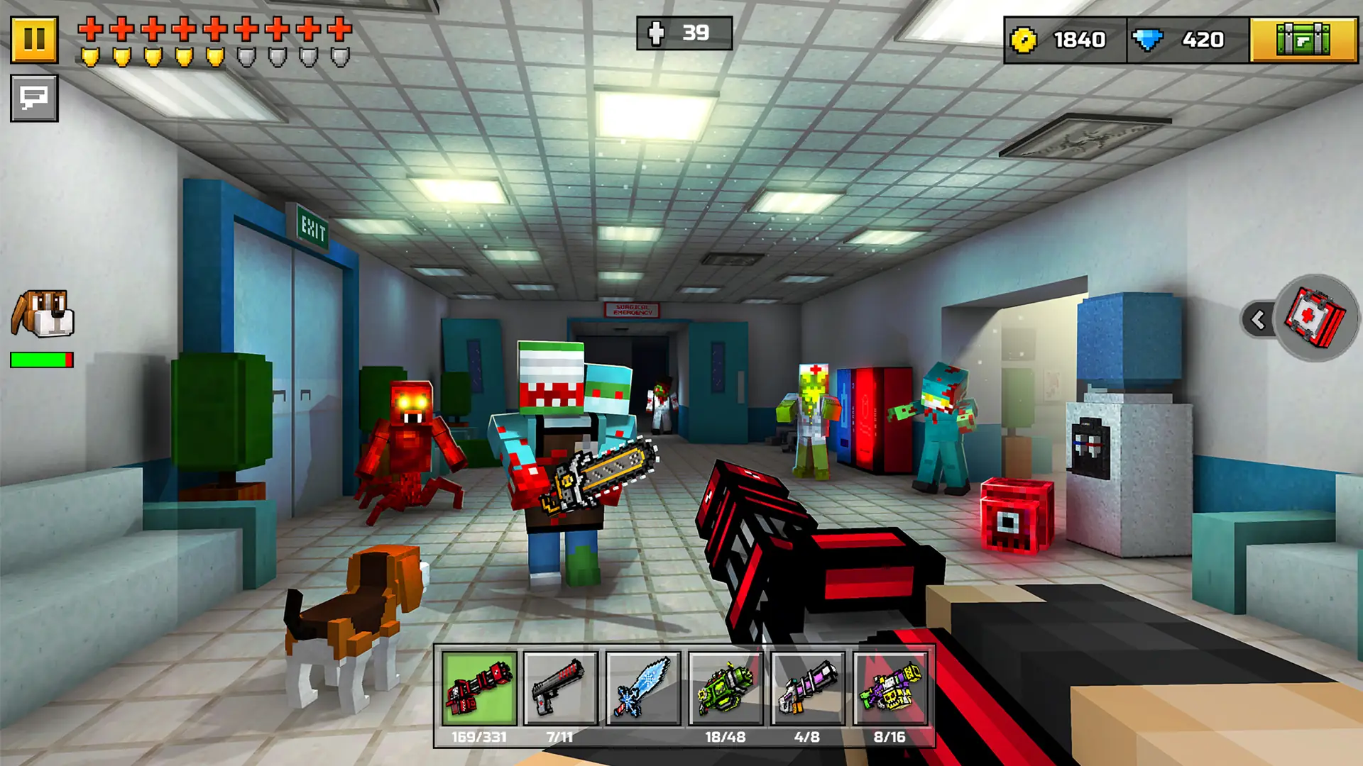 Ekran Görüntüsü Pixel Gun 3D - Battle Royale 4