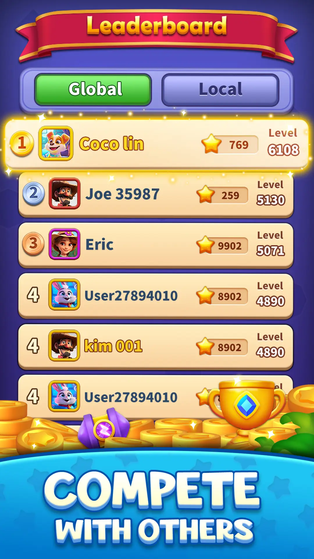 Снимка на екрана Jewels Adventure Match Blast 4
