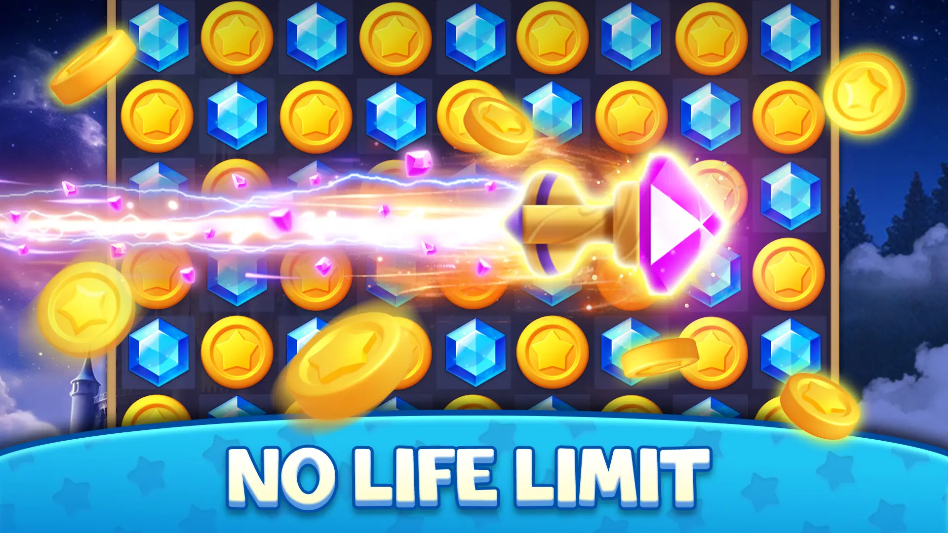Снимка на екрана Jewels Adventure Match Blast 6