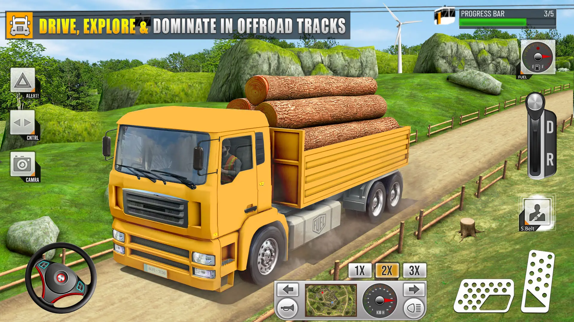Tangkapan layar OffRoad Euro Truck Simulator 1
