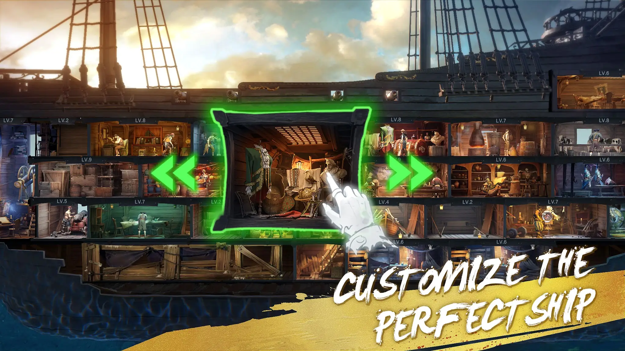 Tangkapan layar Sea of Conquest: Pirate War 3