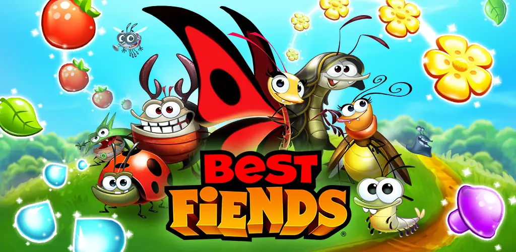 Best Fiends - Match 3 Puzzles เกม ภาพปกสำหรับ Android