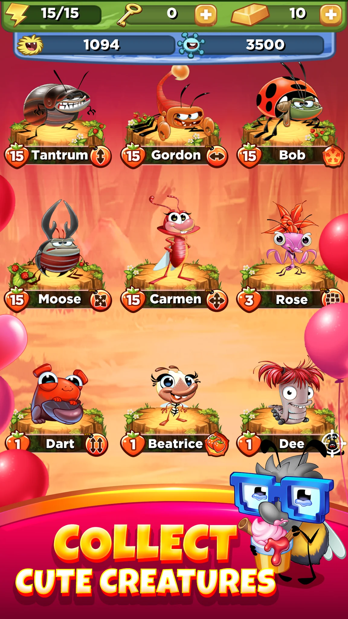 ภาพหน้าจอ Best Fiends - Match 3 Puzzles 5