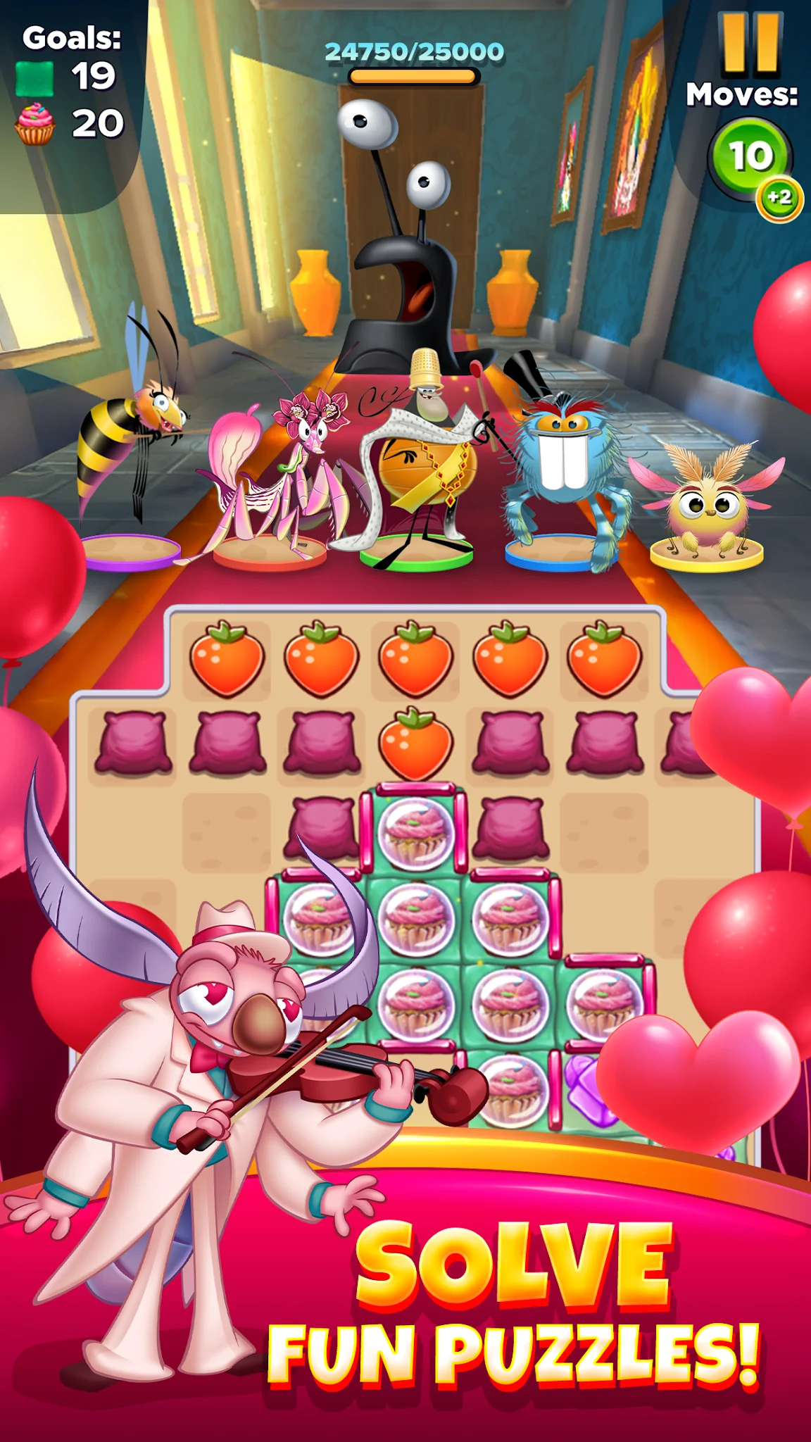 ภาพหน้าจอ Best Fiends - Match 3 Puzzles 6