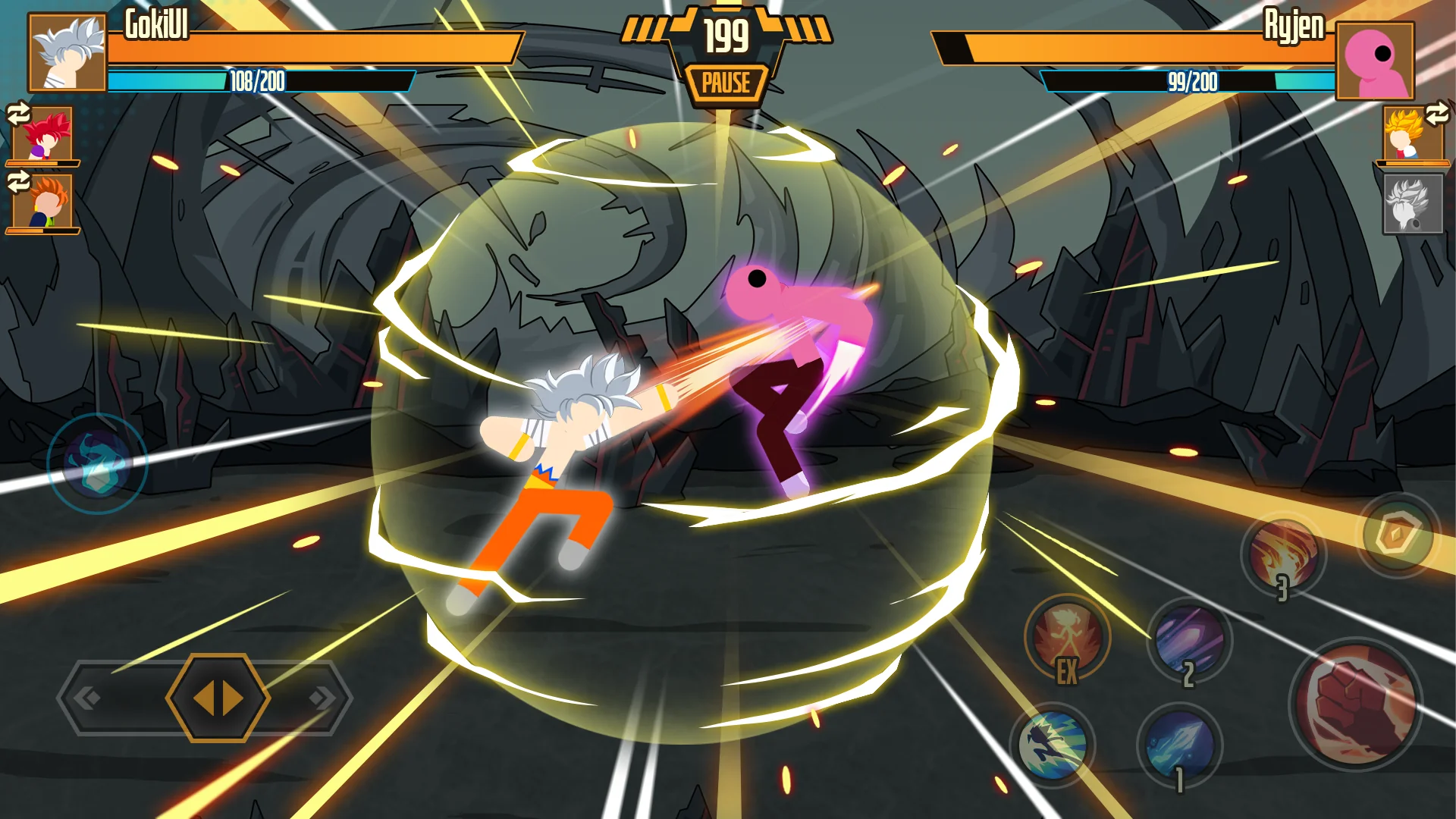 Schermata Stickman Dragon Fight 1