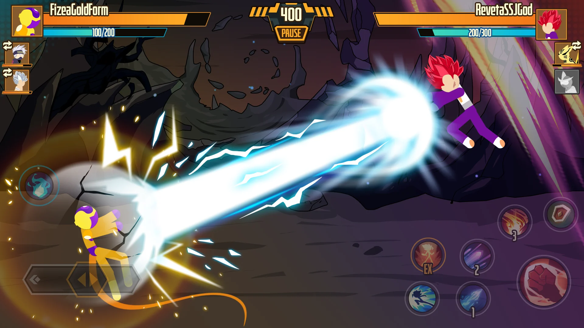 Schermata Stickman Dragon Fight 2