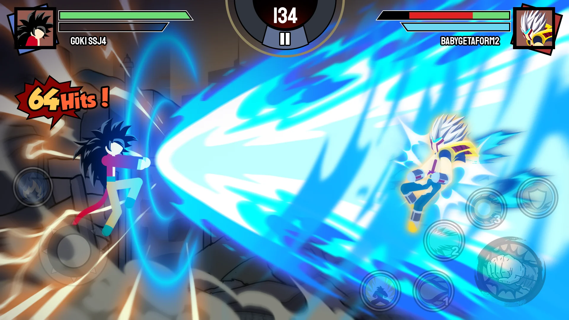 Captura de tela Stickman Warriors 2
