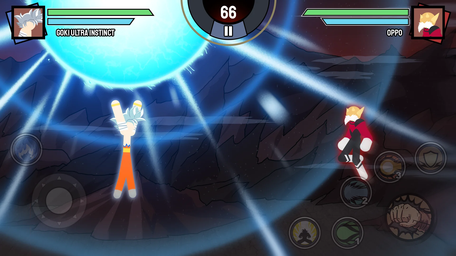Captura de tela Stickman Warriors 4