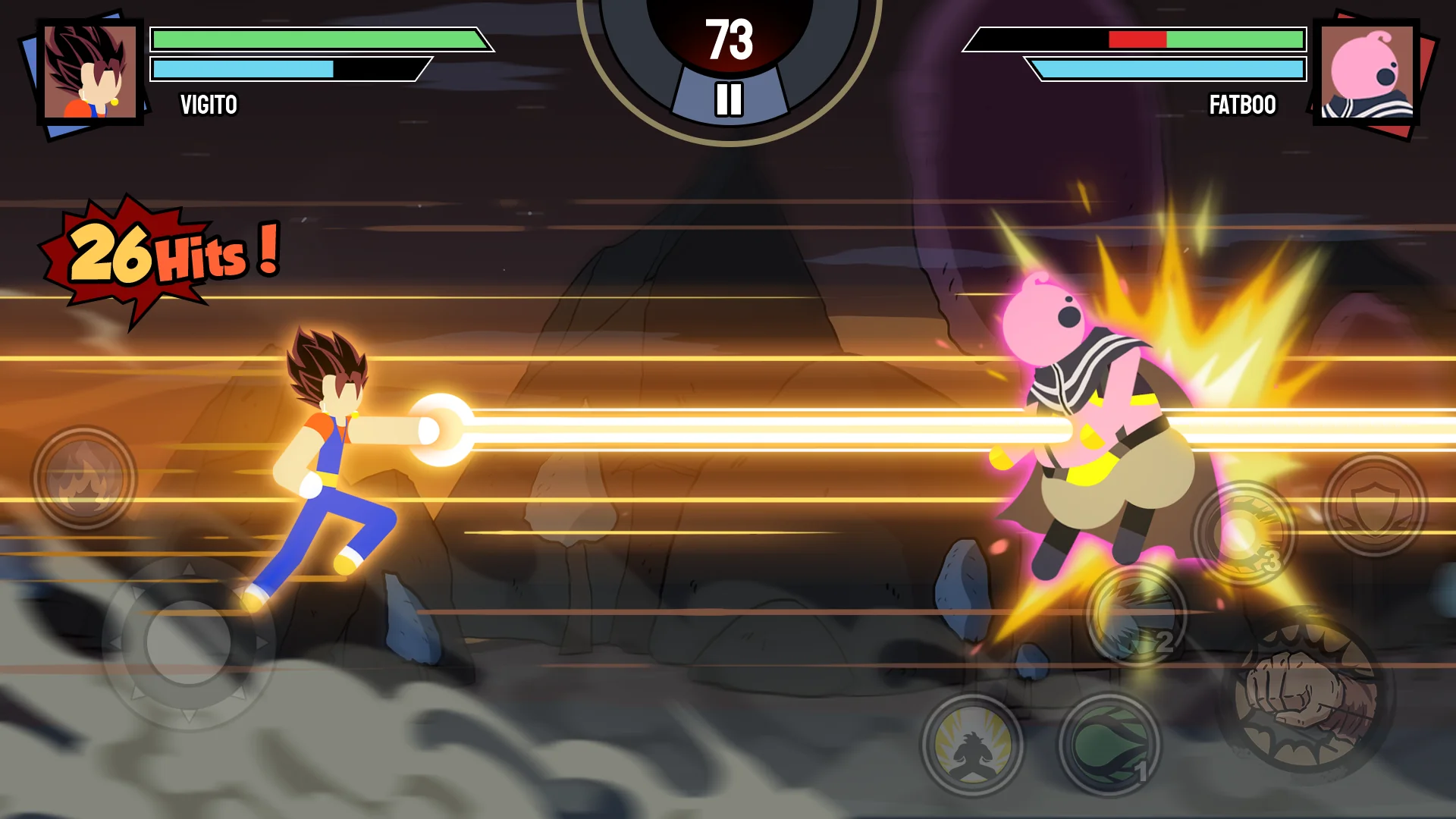 Captura de tela Stickman Warriors 5