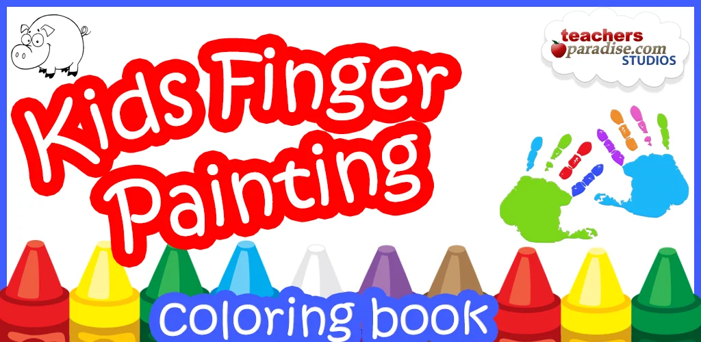 Kids Finger Painting Coloring játszma, meccs borítókép Androidhoz