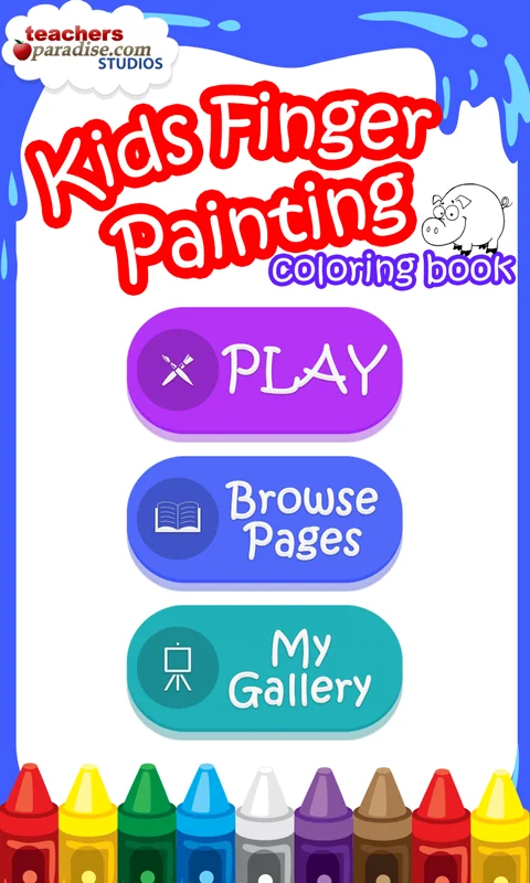 Kids Finger Painting Coloring képernyőkép 1