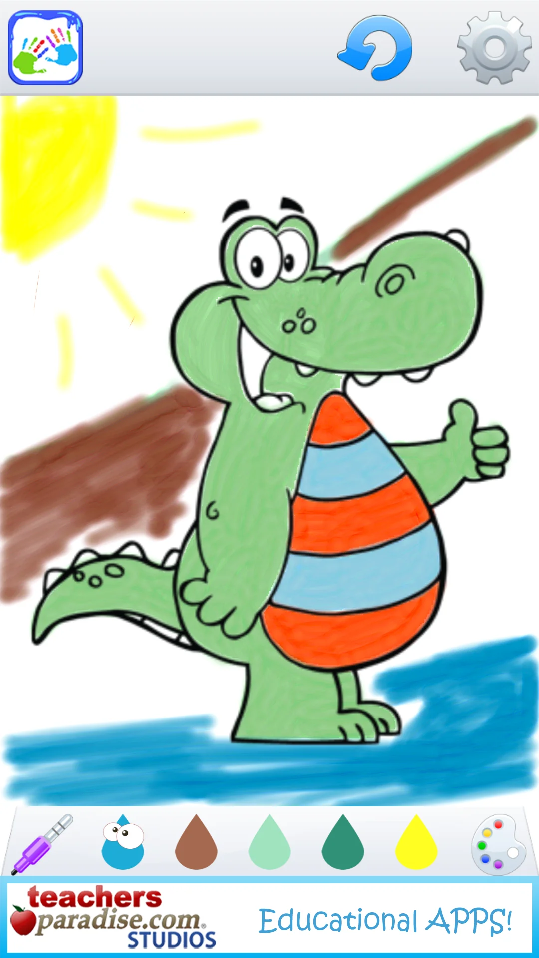 Kids Finger Painting Coloring képernyőkép 6