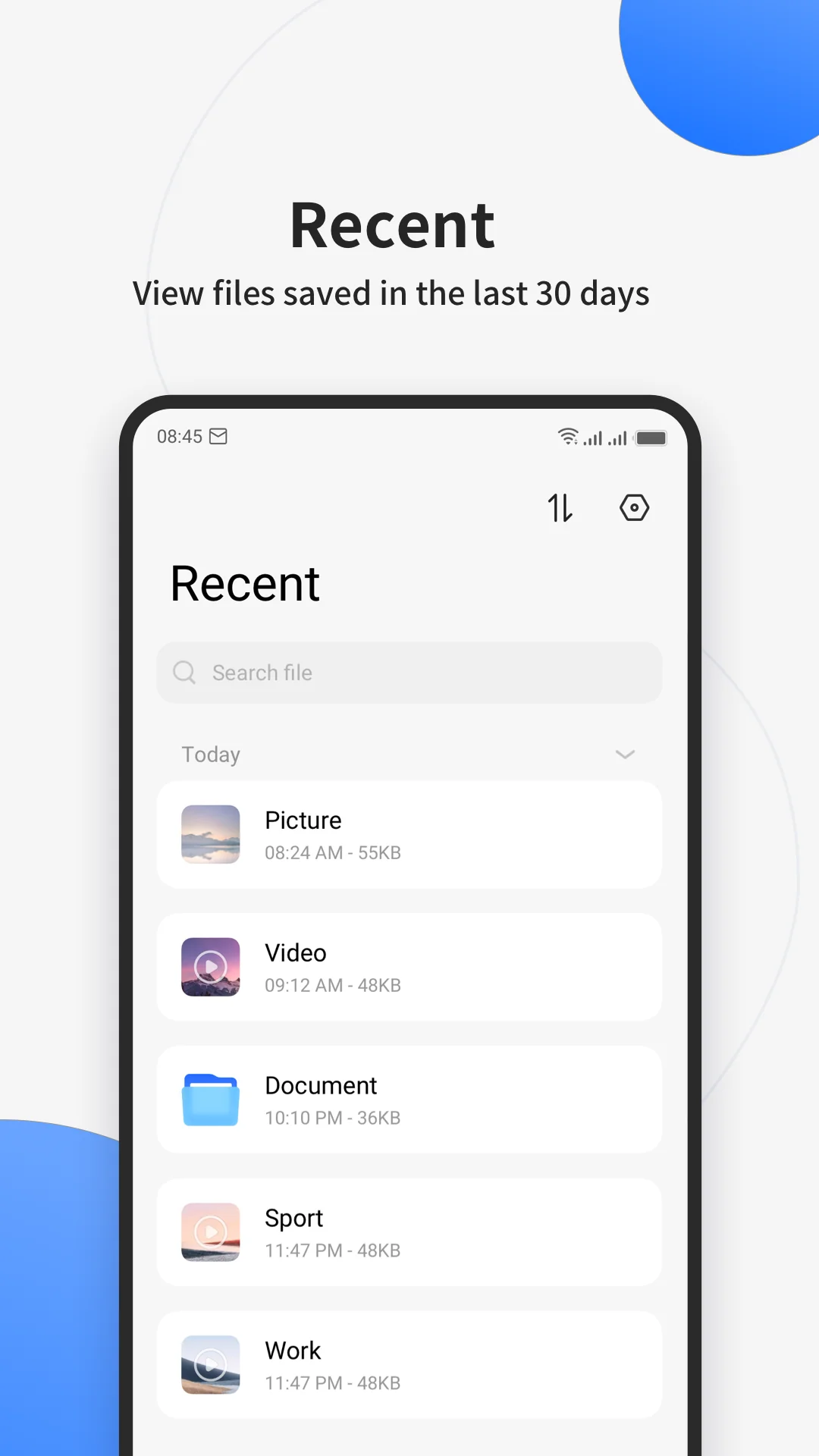 Screenshot फ़ाइल प्रबंधक 1