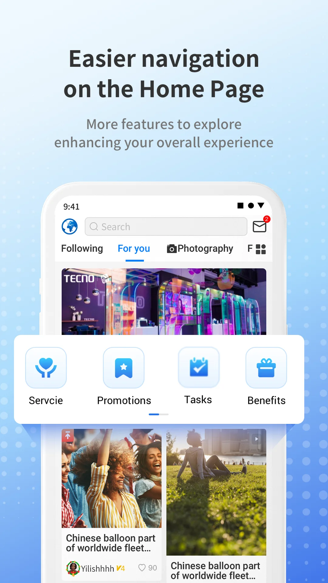 Screenshot TECNO SPOT 1