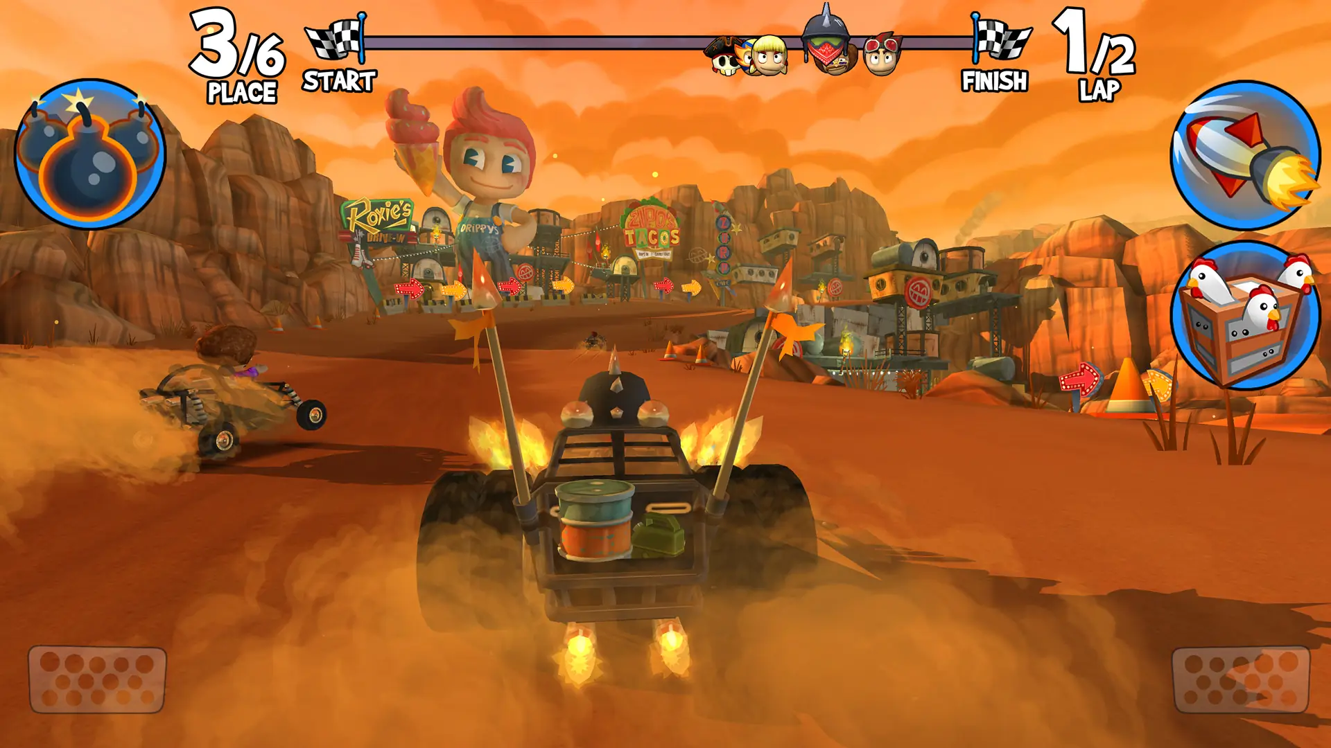 Snímek obrazovky Beach Buggy Racing 2 3