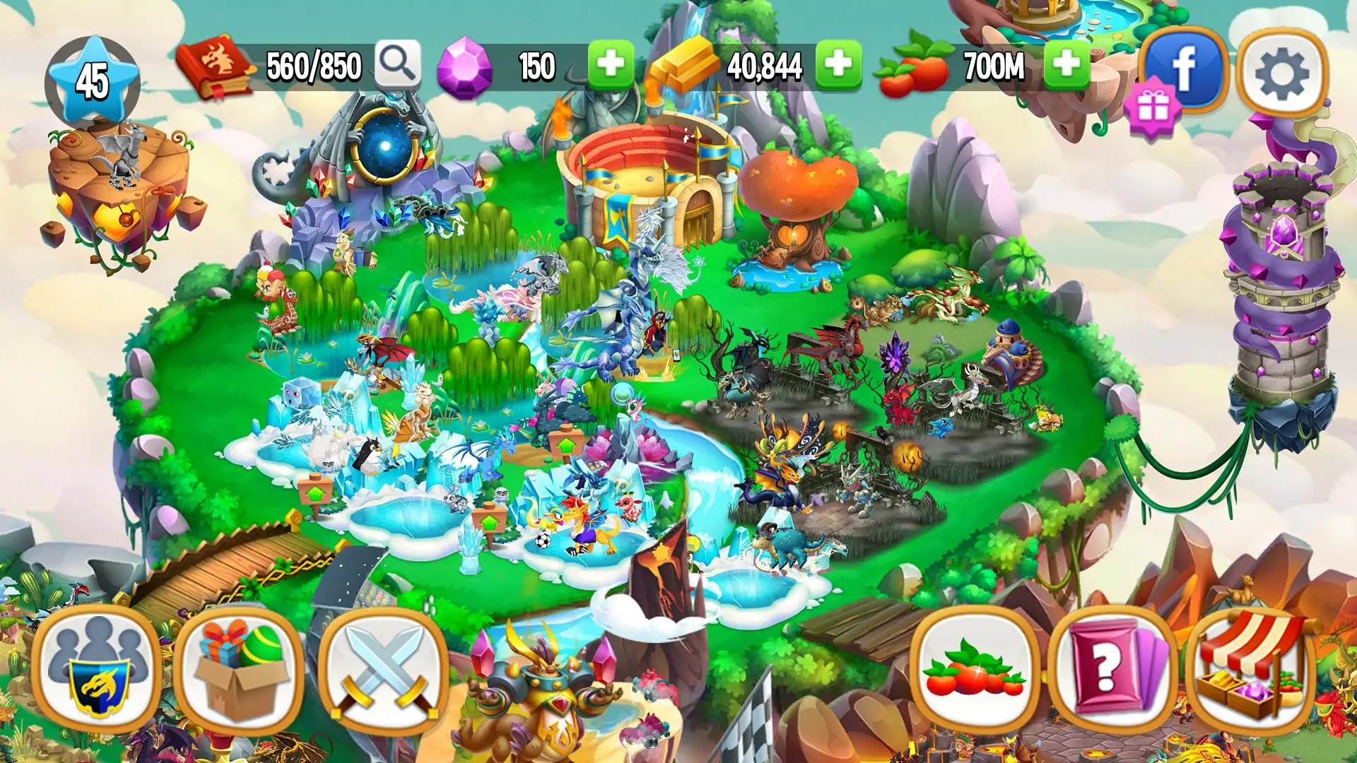 Captura de pantalla Dragon City: Mobile Adventure 4