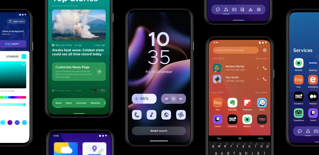 Smart Launcher 6 aplicația copertă pentru Android