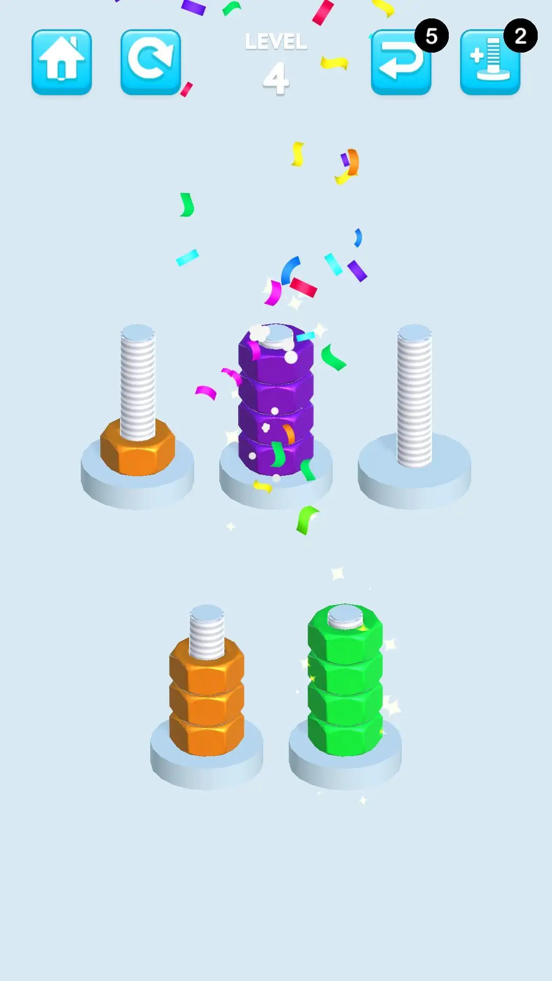 Снимка на екрана Nuts And Bolts Sort 2