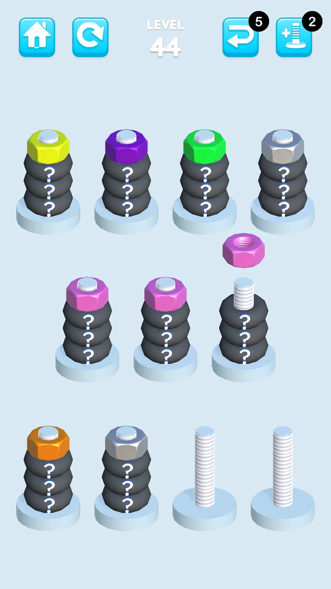 Снимка на екрана Nuts And Bolts Sort 8
