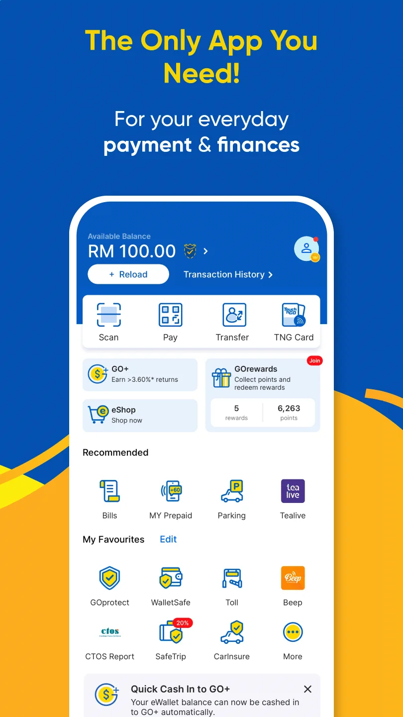 Screenshot Touch 'n Go eWallet 1
