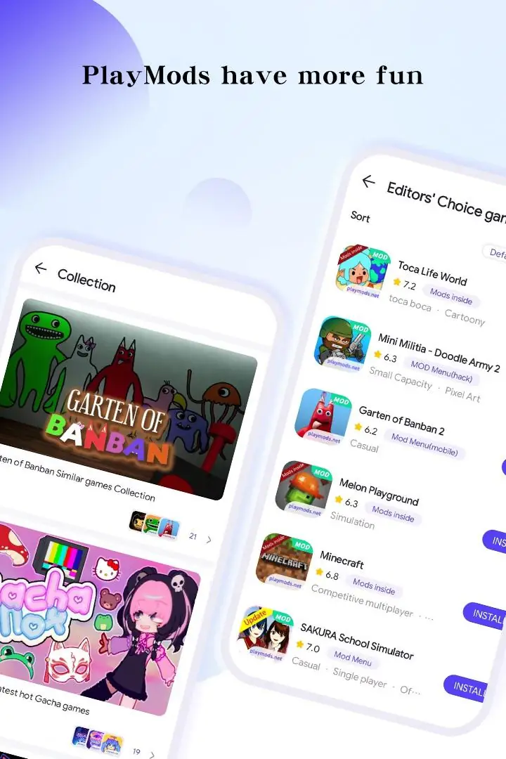 لقطة شاشة PlayMods %د
