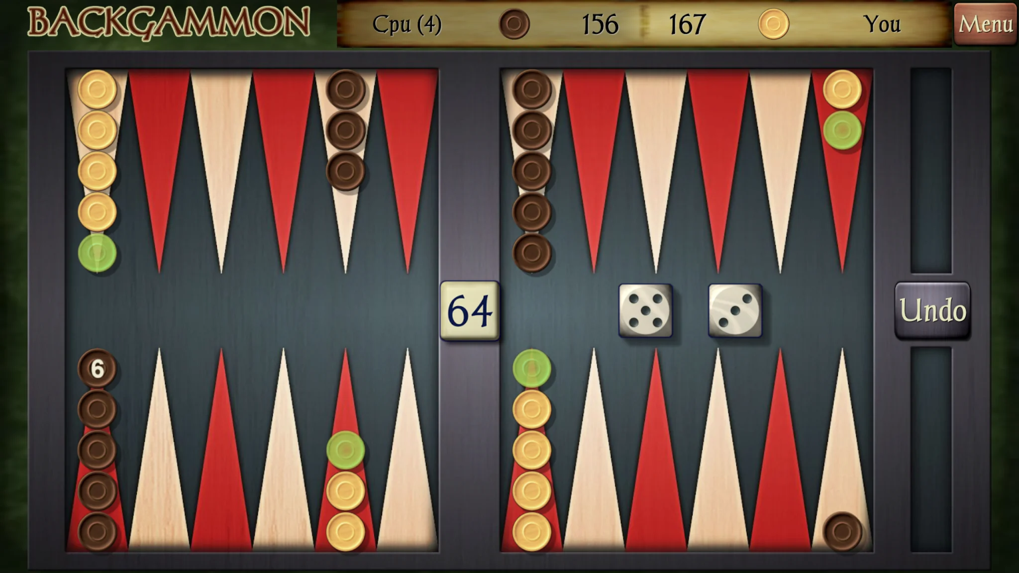 Captura de pantalla Backgammon 2