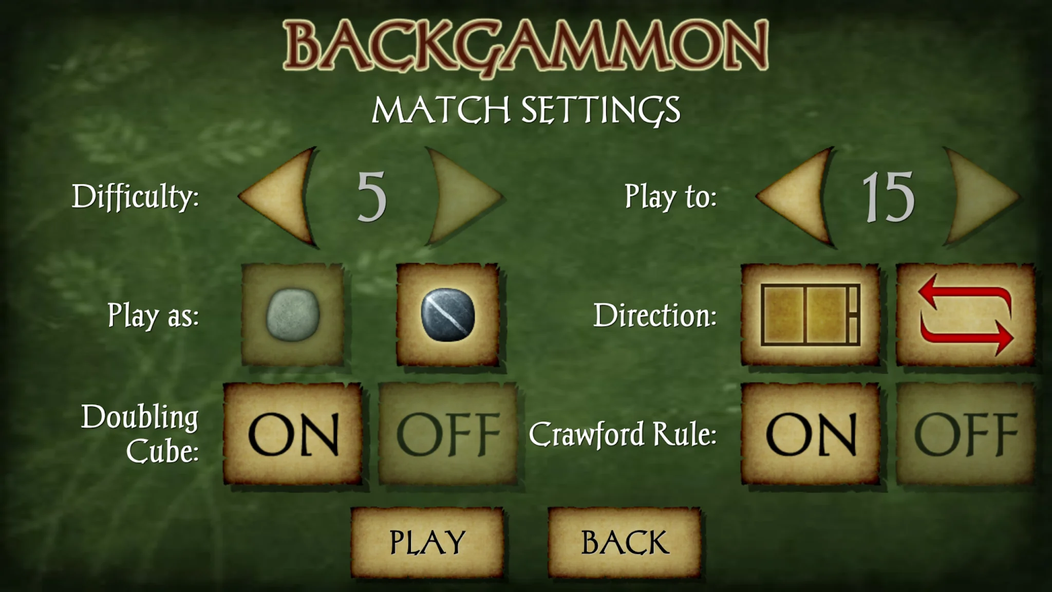 Captura de pantalla Backgammon 3