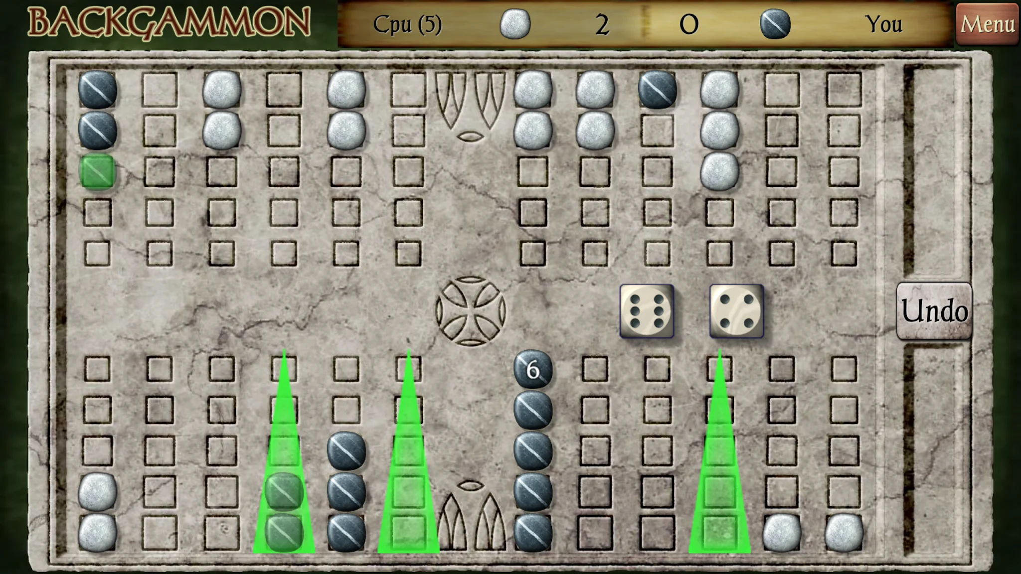 Captura de pantalla Backgammon 7