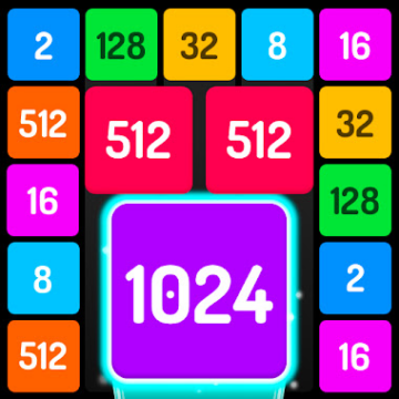 2048 игри за сливане M2 Blocks Икона