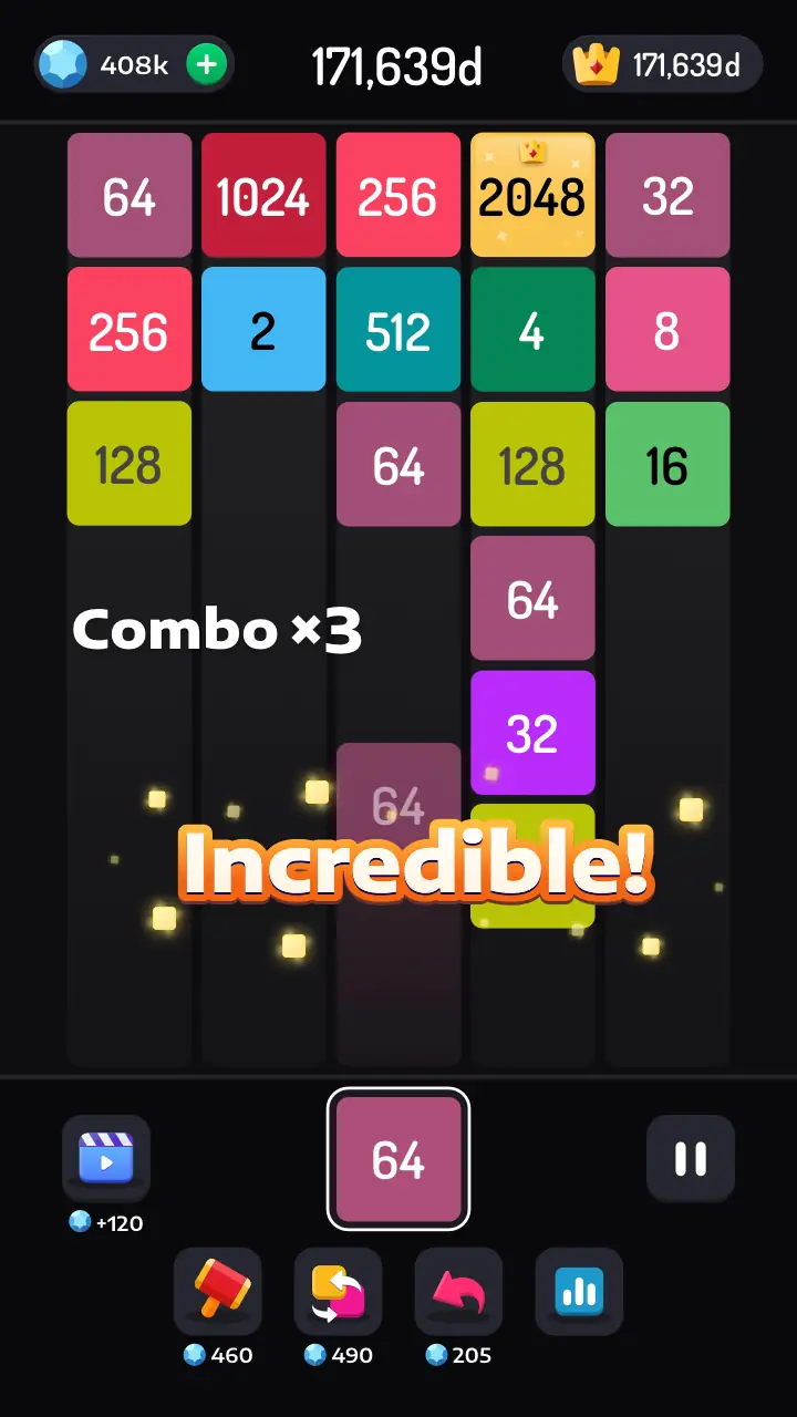 Screenshot 2048 मर्ज़ ब्लॉक पज़ल गेम्स 3