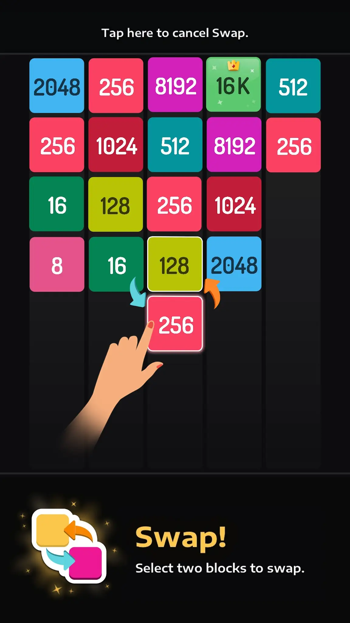 Screenshot 2048 मर्ज़ ब्लॉक पज़ल गेम्स 4