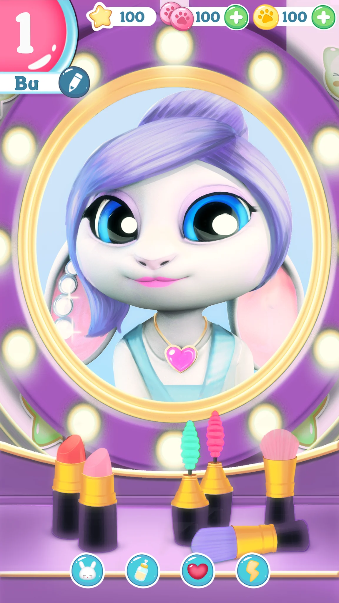 Bu Bunny - Cute pet care game képernyőkép 6