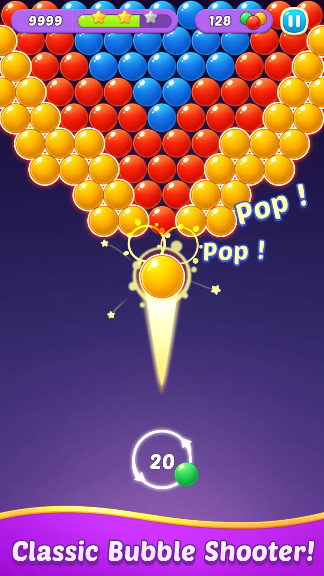 Скриншот Bubble Shooter Gem Головоломка 1
