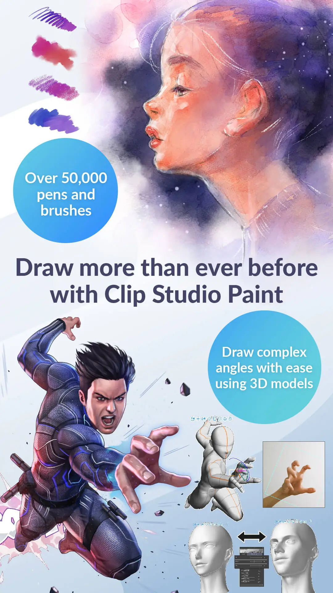Скриншот Clip Studio 3