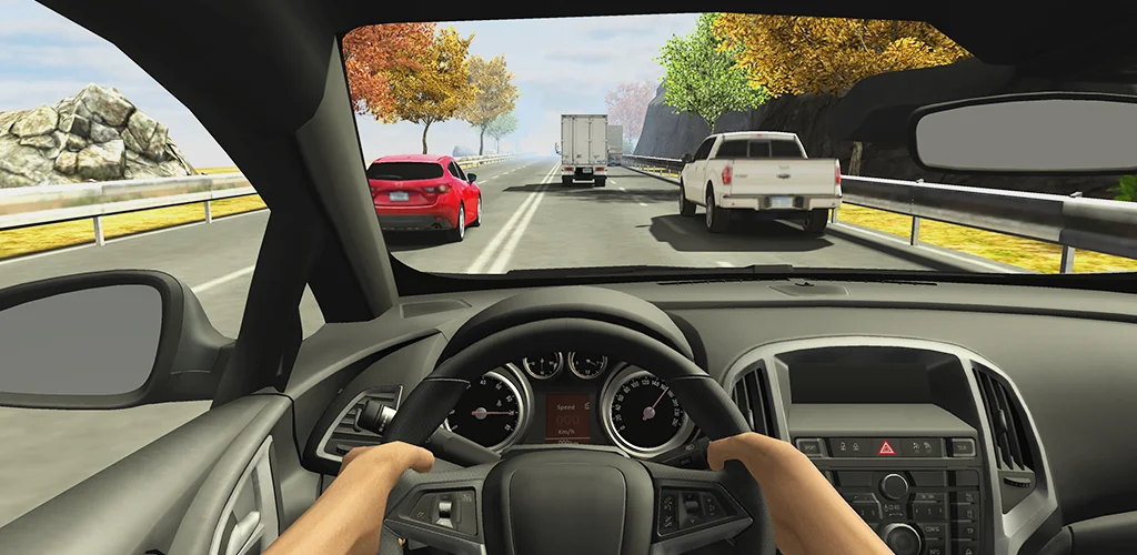 Racing in Car 2 trò chơi Hình ảnh bìa cho Android