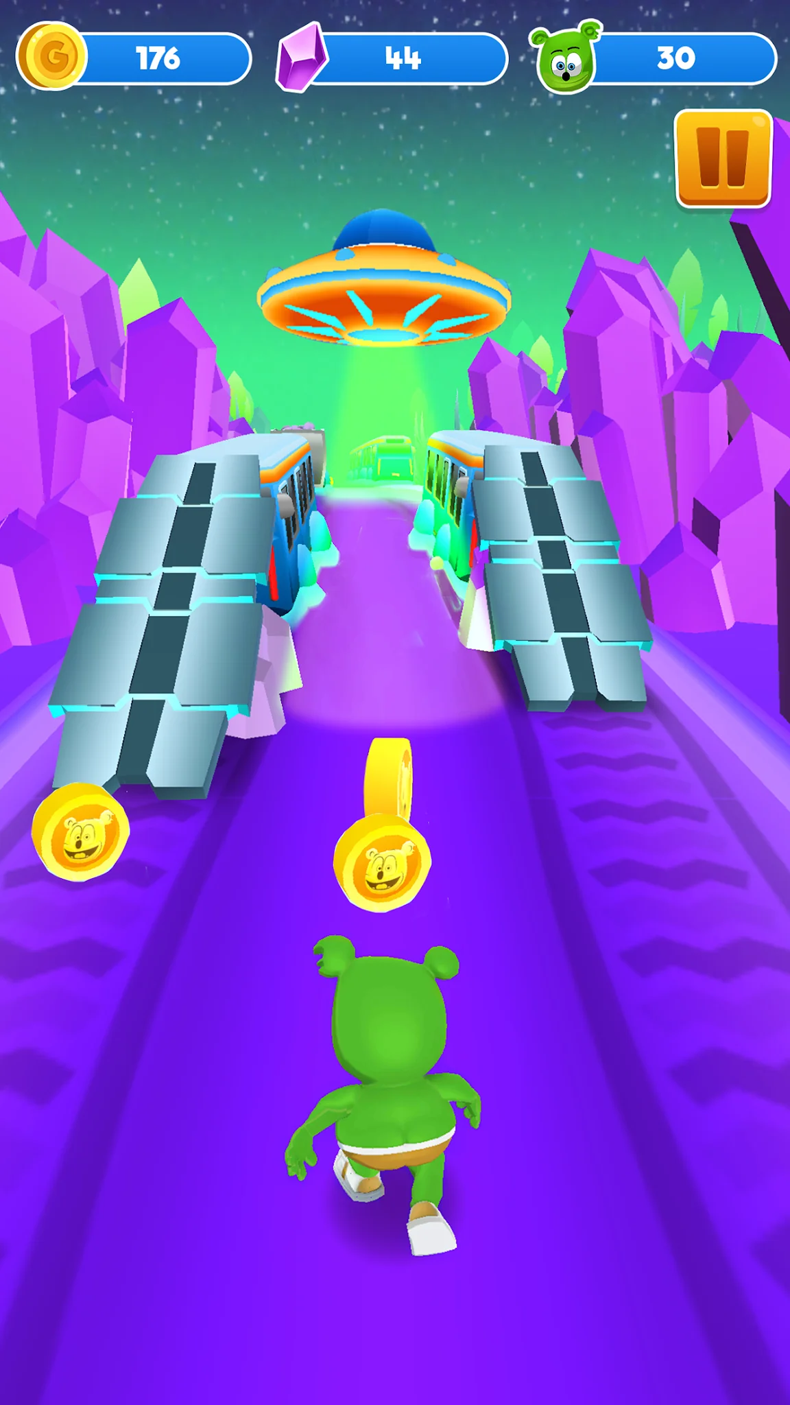 Captură de ecran Gummy Bear Run-Endless runner 2