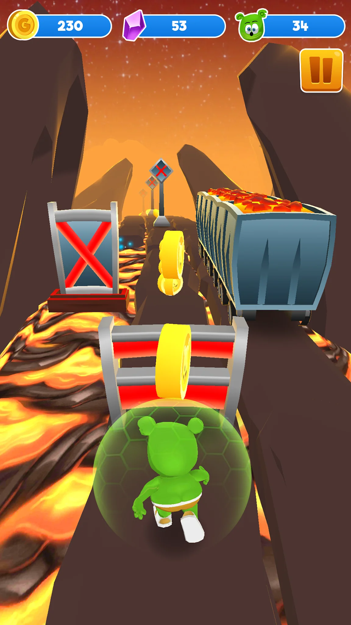 Captură de ecran Gummy Bear Run-Endless runner 5